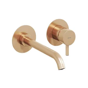 Смеситель для умывальника Ravak X070352 встраиваемый, внешняя часть, розовое золото