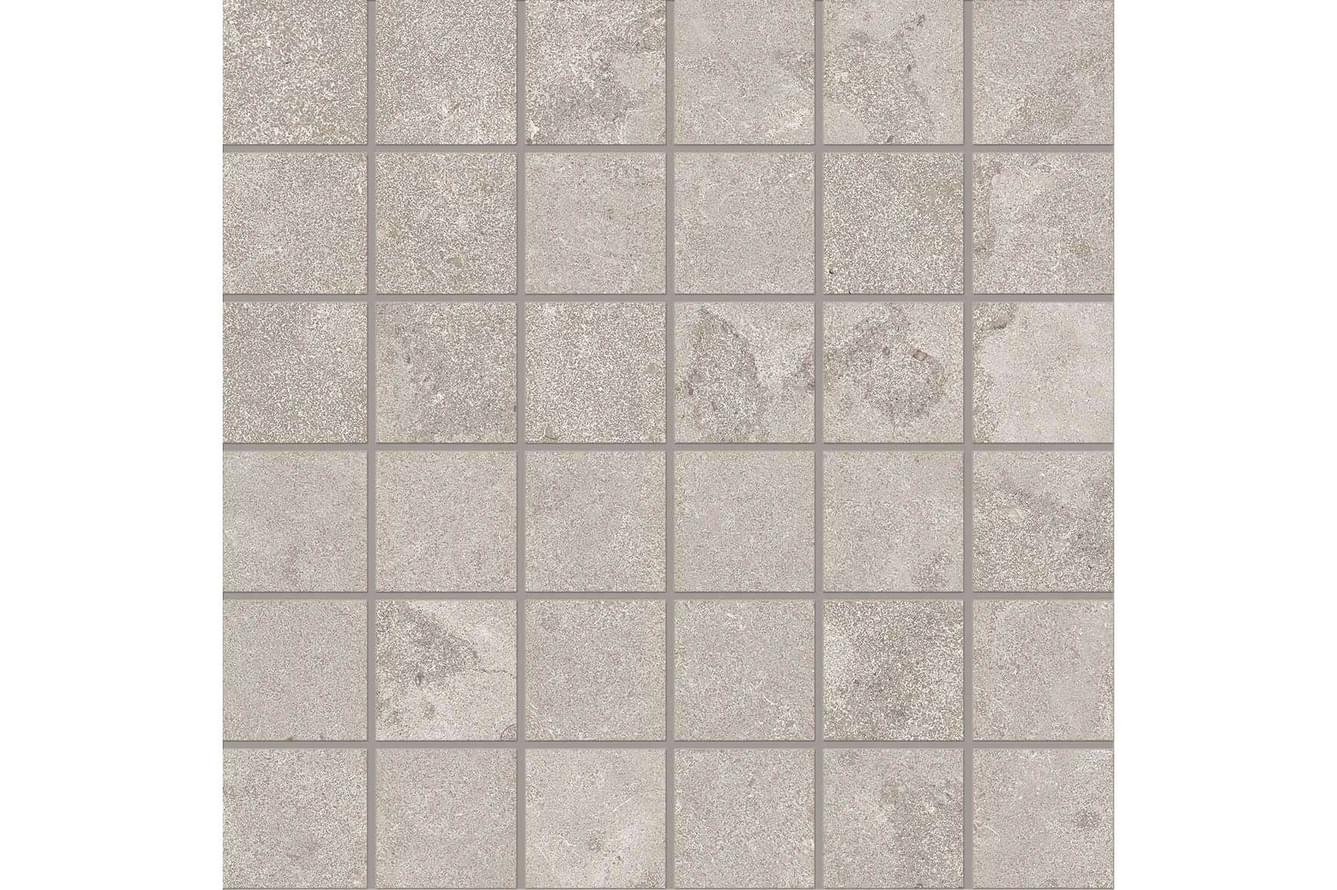 фон Portland Stone Mosaico 5X5 Cross Cut Ash Naturale 30x30