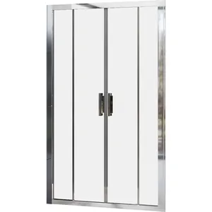 Душевая дверь RAVAK 10DP4 раздвижная (2000х1900) блестящий + транспарент