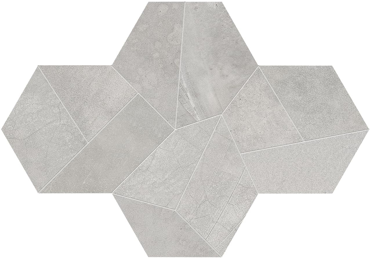 мозаика Architect Resin Design Mini Berlin Grey Naturale 22.6x17