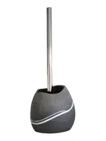 Ёрш для унитаза RIDDER напольный, материал полирезин, цвет: серый камень 22190407