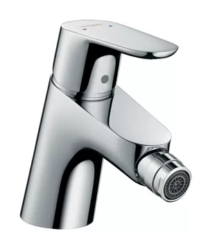 Смеситель Hansgrohe 31922 для биде с фиксированным изливом, с нажимным клапаном,однозахв.,хром