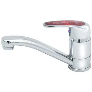 Смеситель для кухни VARION Armaturen Красный 9346 82 3 однозахватный, поворотный излив 155 мм