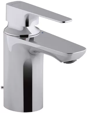 Смеситель Jacob Delafon + для умывальника, однозахватный, донный клапан E72312-CP