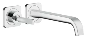 Смеситель Axor 36106000 для умывальника, излив 221мм,встраиваем. в стену,однозахват.,хром