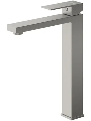 Смеситель для раковины CEZARES -LC-IN-W0 однозахватный, высокий излив, цвет: сатин