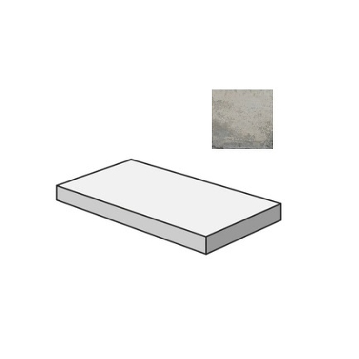 Sant Agostino Metastone CSAGSMFO12 Gradone Angolare Sx Fog 33x120 матовая