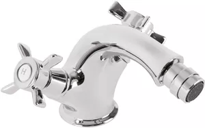 Смеситель CEZARES -BS1-01 для биде, двухзахватный, с донным клапаном, хром