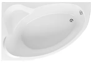 Ванна акриловая Aquanet 150х100 левая асимметричная, без гидромассажа, без обвязки 204008