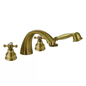 Смеситель на борт ванны Migliore на 4 отверстия, бронза ML.LAD-981.BR