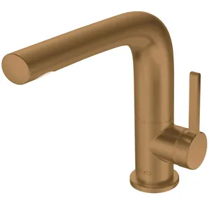 Смеситель для раковины Keuco 156 мм,однозахватный,без д./кл.,бронза шлиф. 51505030100