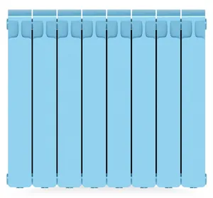 Радиатор биметаллический RIFAR 500 (577х640х100) 8 секций, 1528Вт, пастельно-синий