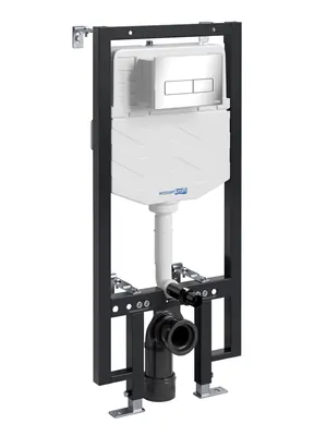 Инсталляция для унитаза WasserKRAFT с клавишей смыва, цвет: хром 56TLT.010.ME.CH03