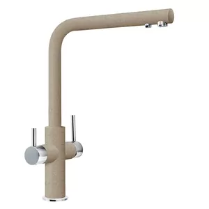 Смеситель для кухни FRANKE e Clear Water с изливом для питьевой воды, миндаль 115.0370.698