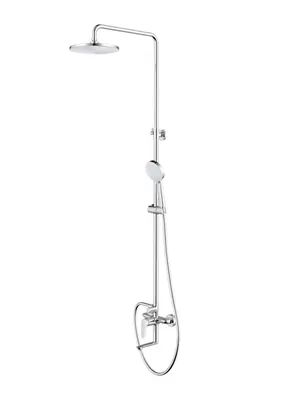 Душевя сиситема IDDIS ZDXSB3Fi06 однозахватный излив, верхний/ручной душ, хром