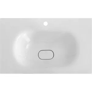 Раковина из искусственного мрамора Cezares (750х480х155) белая CZR-750/480-LV-MR-ECO