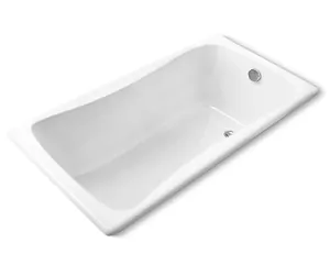 Ванна чугунная Jacob Delafon 170х75 E6D902-0 встраиваемая, антискольз. покрытие, белая