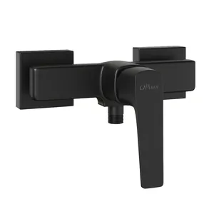 Смеситель для душа Paini настенный, однозахватный, черный RTYO511