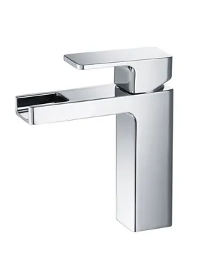 Смеситель Zeegres 16033001 для раковины, однозахватный, без донного клапана, излив 120мм