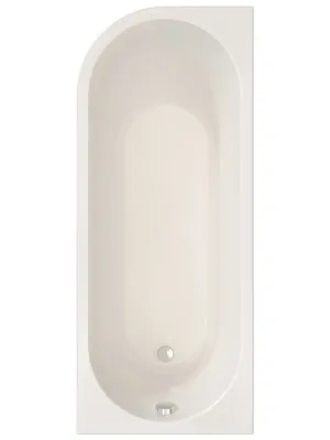 Ванна акриловая Радомир 3/4 (1700х700) правая, белая, с каркасом 1-01-0-2-1-338