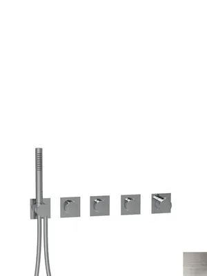 Смеситель для ванны/душа Almar термостат, встраиваемый, 3 потреб, никель браш E180484.NB