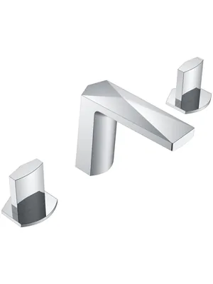 Смеситель Boheme для раковины, на 3 отверстия, двухзахватный, хром 150-CR-ICE