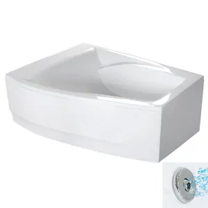 Ванна акриловая Gruppo Treesse 150 V4252sx 1500х1000х550 угловая, левая, гидромассаж 6 форсунок