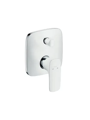 Смеситель Hansgrohe 15445400 для ванны/душа, однозахватный, встраиваемый, хром/белый