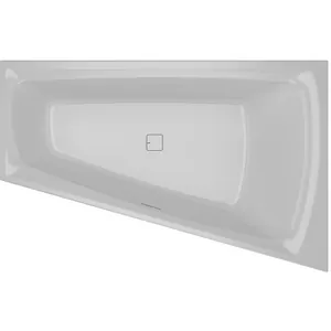 Ванна акриловая RIHO 170x110 LED L через перелив, асимметр, левая