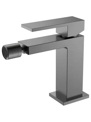 Смеситель Boheme 476-GM для биде, на 1 отверстие, однозахватный, графит