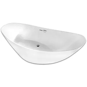 Ванна акриловая Abber (1840х790) отдельностоящая, слив-перелив, белая AB9233