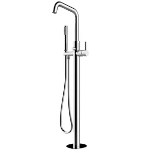 Смеситель для ванны/душа Bossini Tео напольный,с ручным душем,однозахватный,хром Z00751.030