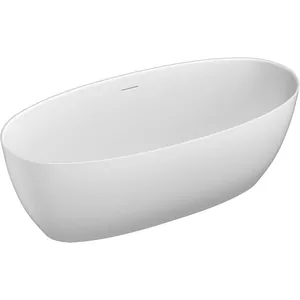 Ванна отдельностоящая Salini S-Stone 1755х910х580 иск. камень, белый матовый 101911SM