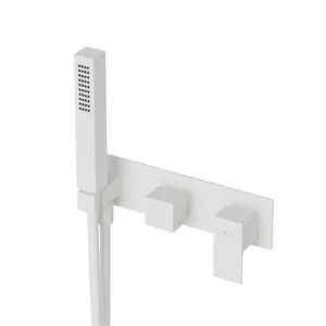 Смеситель для ванны/душа CEZARES -VDM2-BIO встраиваемый, белый матовый