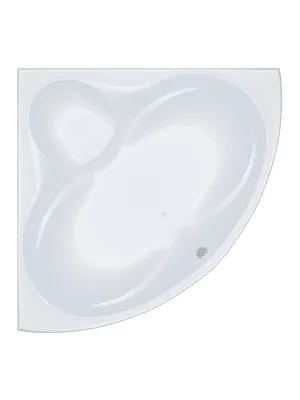 Ванна угловая Triton (1600х1600) без каркаса, со сливом-переливом V53O+CK60PF