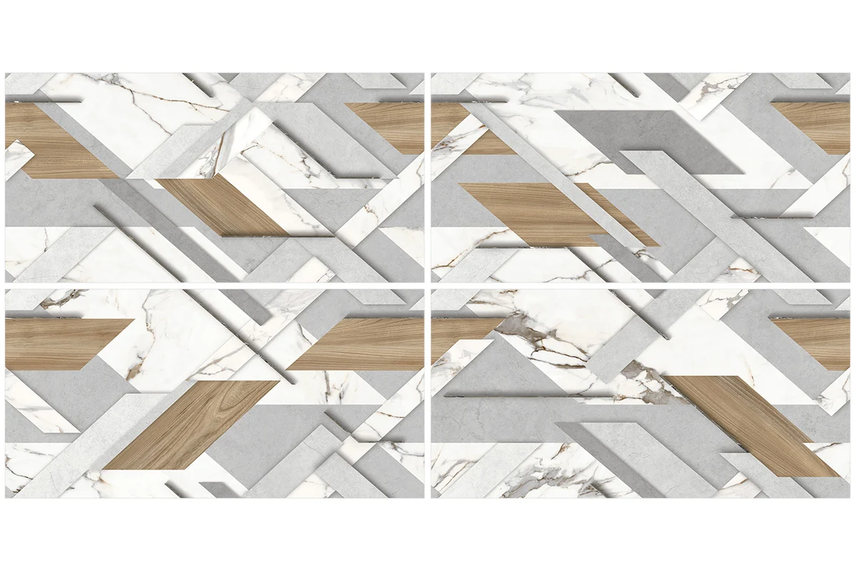 Loftstyle D120243M Керамогранит матовый карвинг 1200*600 (2 шт в уп/41,76 м в пал) матовая