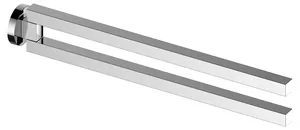 Полотенцедержатель Keuco Edition90 450 мм, двойной, поворотный, хром 19018010000