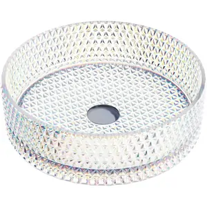 Раковина накладная Ceramicanova 360х360х112 без отв. под смеситель, неон CN6059