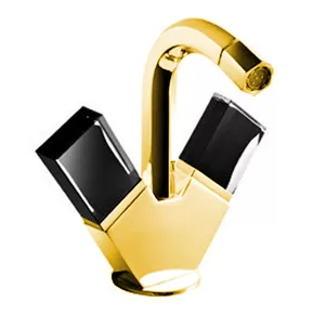 Смеситель Fantini для биде односекционный, золото 2901N462SF