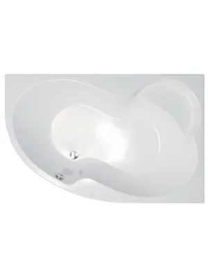 Ванна акриловая Triton (1700х1100) левая, без каркаса, со сливом переливом V77+CK60PF
