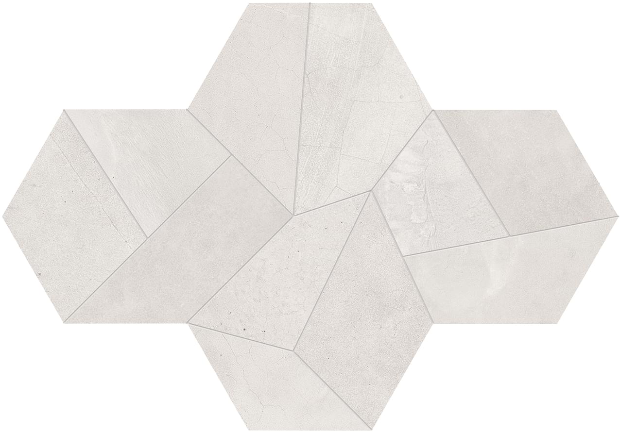 мозаика Architect Resin Design Mini Tokyo White Naturale 22.6x17