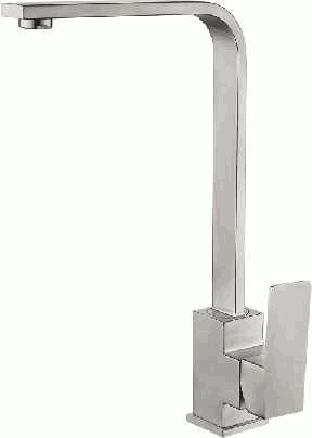 Смеситель Ledeme для кухни, однозахватный, поворотный излив, нержавеющая сталь L74033