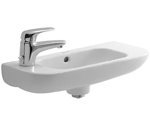Рукомойник DURAVIT 500х220х135 отверстие под смеситель слева, перелив 07065000092