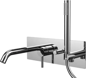 Смеситель для ванны Paffoni LIG001CR однозахватный, встраиваемый, на 2 выхода, хром