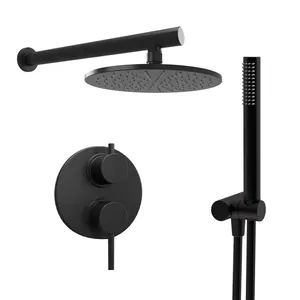 Душевая система Paini для душа,верхн./ручн.душ,однозахватный,черный брашир. 78PZSET26911SH
