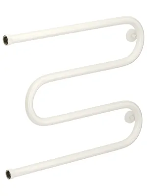 СУНЕРЖА + Полотенцесушитель 500х650 белый, нак. гайка 1"