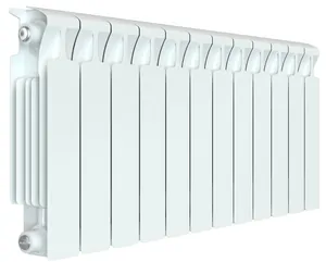 Радиатор биметаллический RIFAR 350 (415х960х100) бок. подкл, белый, 12 секций RM35012