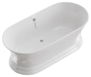 Ванна отдельностоящая Astra-Form 01010017 (1700х800х600) иск. камень,ножки в комплекте,белый