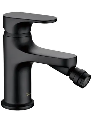 Смеситель Boheme Spectre 456-B для биде, на 1 отверстие, однозахватный, черный