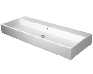 Умывальник Duravit 1200х470 без отверстия под смеситель, с переливом 2350120060
